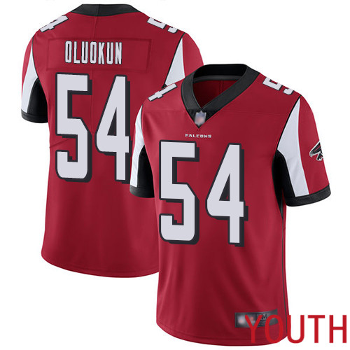Atlanta Falcons Limited Red Youth Foye Oluokun Home Jersey NFL Football 54 Vapor Untouchable